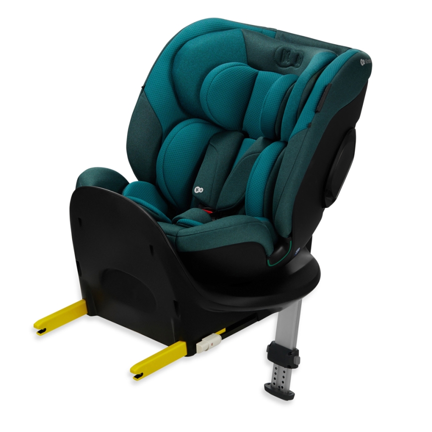 KINDERKRAFT SELECT - Seggiolino auto con base girevole I-FIX (40-150 cm) Blu Harbor