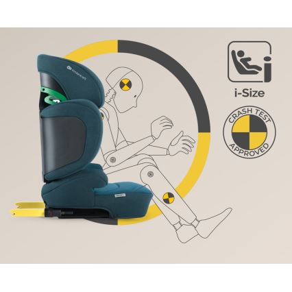 KINDERKRAFT SELECT - Seggiolino auto XPAND 2 i-Dimensioni (100-150 cm) Premium Harbour blu