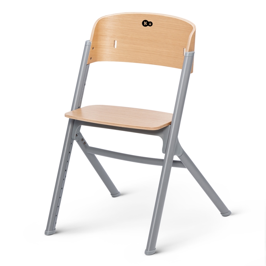 KINDERKRAFT SELECT - Seggiolone da tavola 3 in 1 LIVY Premium rovere + sdraietta CALMEE