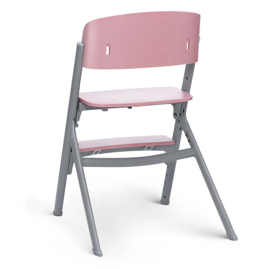 KINDERKRAFT SELECT - Seggiolone da pappa 3 in 1 LIVY Premium Aster pink + sdraietta CALMEE