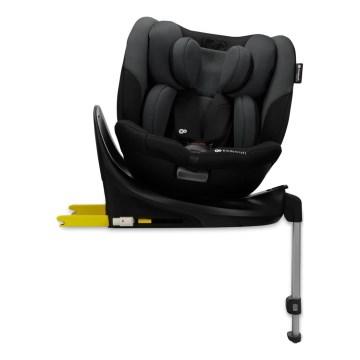 KINDERKRAFT SELECT - Siège auto avec base pivotante I-FIX (40-150 cm) Noir graphite