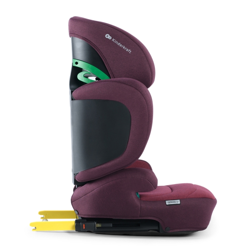 KINDERKRAFT SELECT - Siège auto XPAND 2 i-Taille (100-150 cm) Premium Cherry pearl
