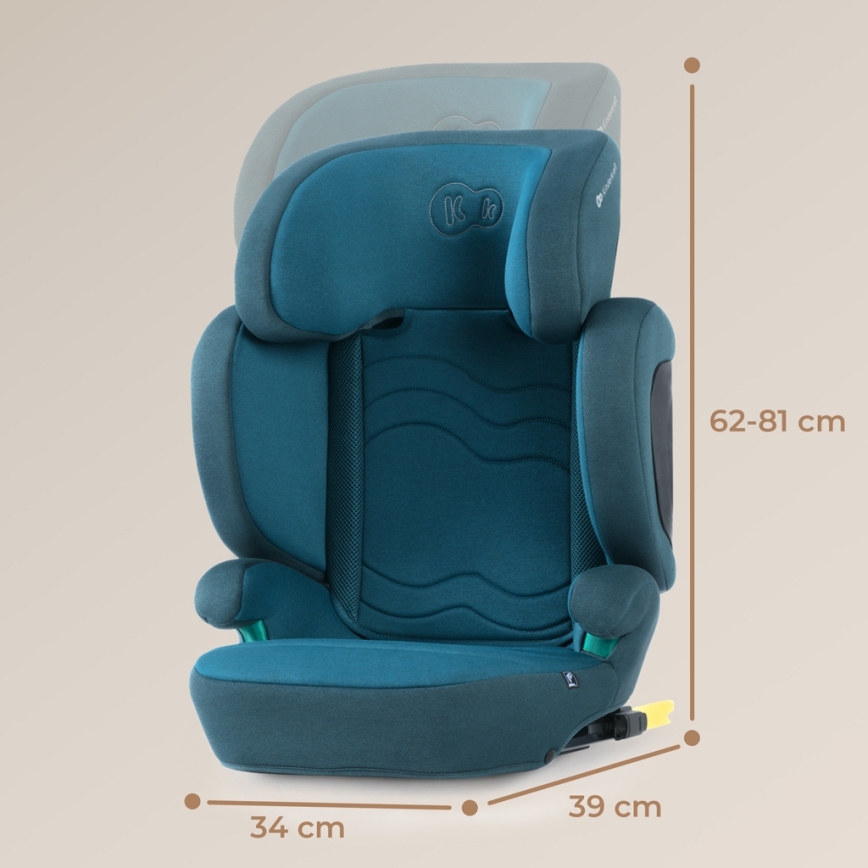 KINDERKRAFT SELECT - Siège auto XPAND 2 i-Taille (100-150 cm) Premium Harbour bleu