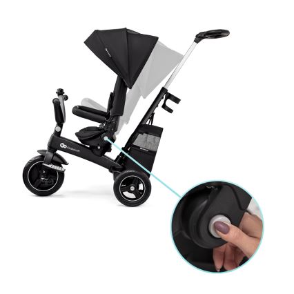 KINDERKRAFT SELECT - Tricycle enfant 5en1 EASYTWIST Premium noir