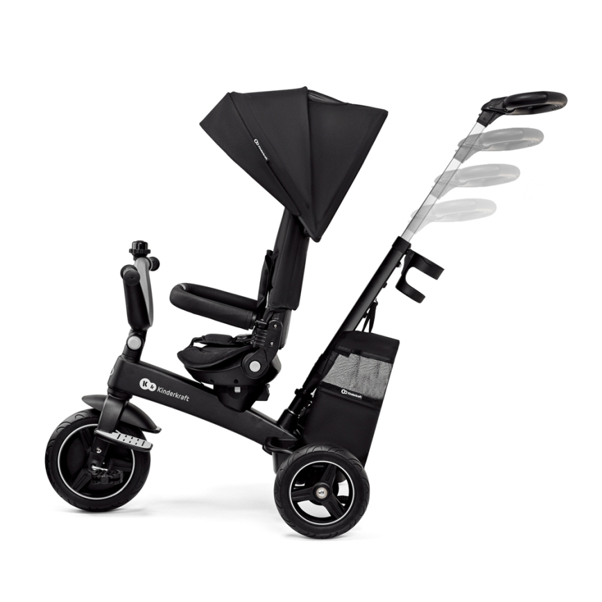 KINDERKRAFT SELECT - Tricycle enfant 5en1 EASYTWIST Premium noir