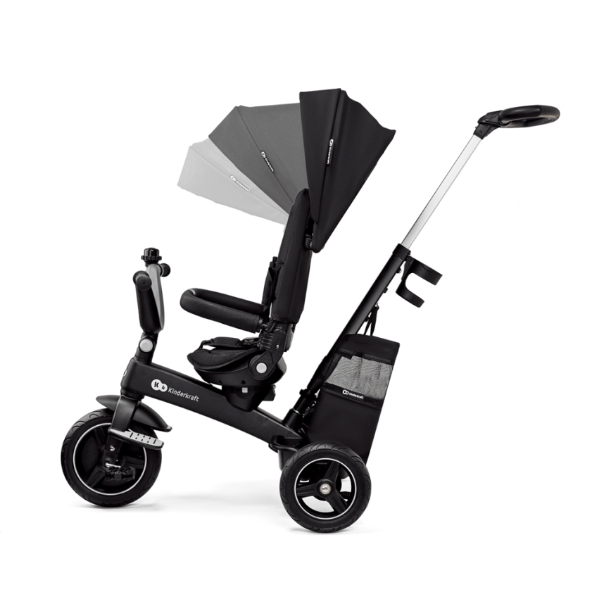 KINDERKRAFT SELECT - Tricycle enfant 5en1 EASYTWIST Premium noir