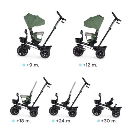 KINDERKRAFT SELECT - Tricycle enfant SPINSTEP Premium vert