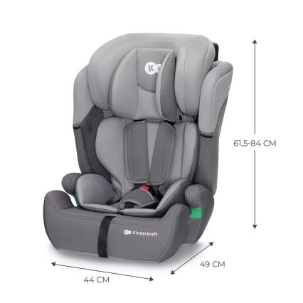 KINDERKRAFT - Siège auto COMFORT UP i-Taille (76-150 cm) gris clair