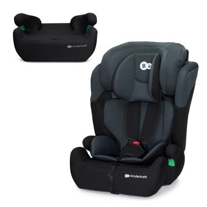 KINDERKRAFT - Siège auto COMFORT UP i-Taille (76-150 cm) gris foncé