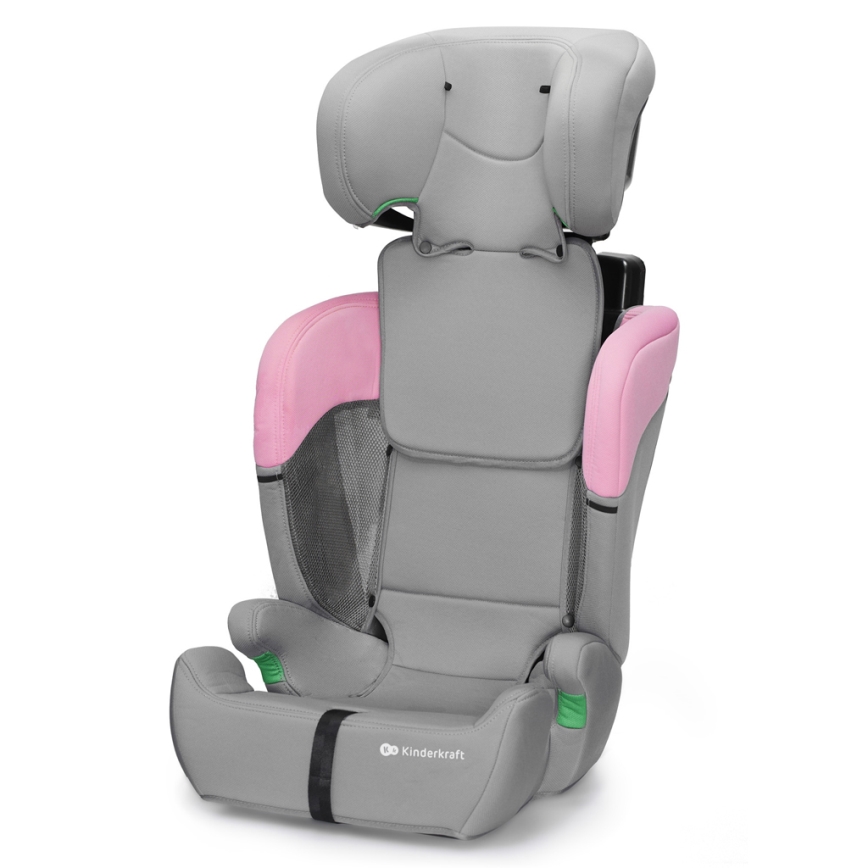 KINDERKRAFT - Siège auto COMFORT UP i-Taille (76-150 cm) gris/rose