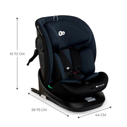KINDERKRAFT - Siège auto I-GROW i-Taille (40-150 cm) noir