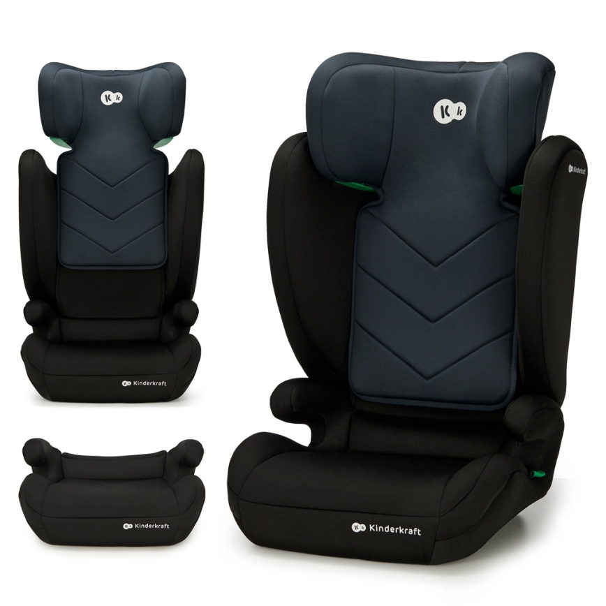KINDERKRAFT - Siège auto I-SPARK i-Taille (100-150 cm) noir