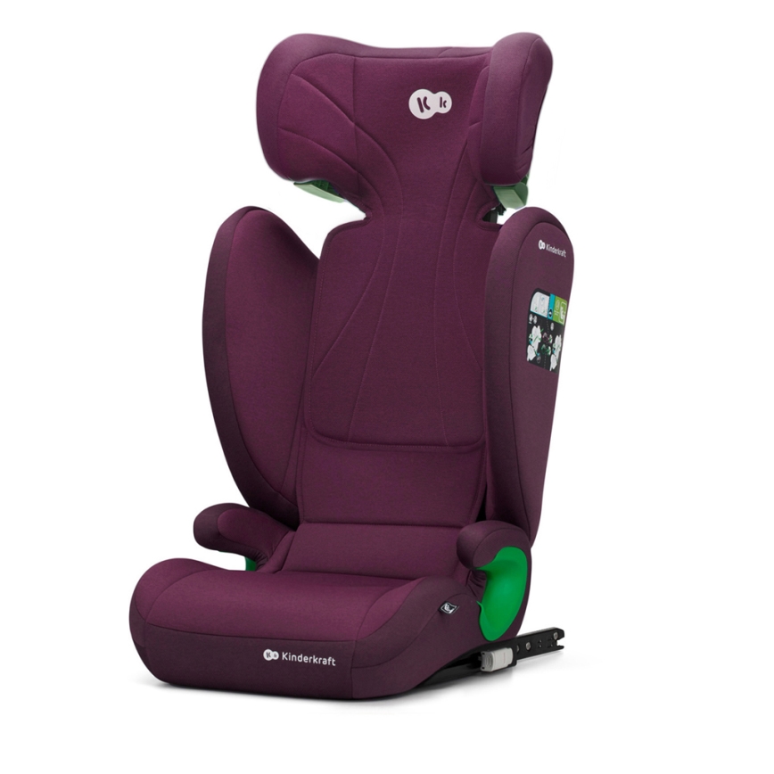 KINDERKRAFT - Siège auto JUNIOR FIX 2 (100-150 cm) Cherry pearl