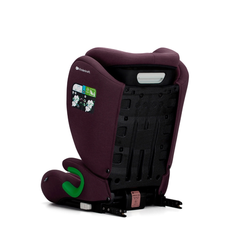 KINDERKRAFT - Siège auto JUNIOR FIX 2 (100-150 cm) Cherry pearl