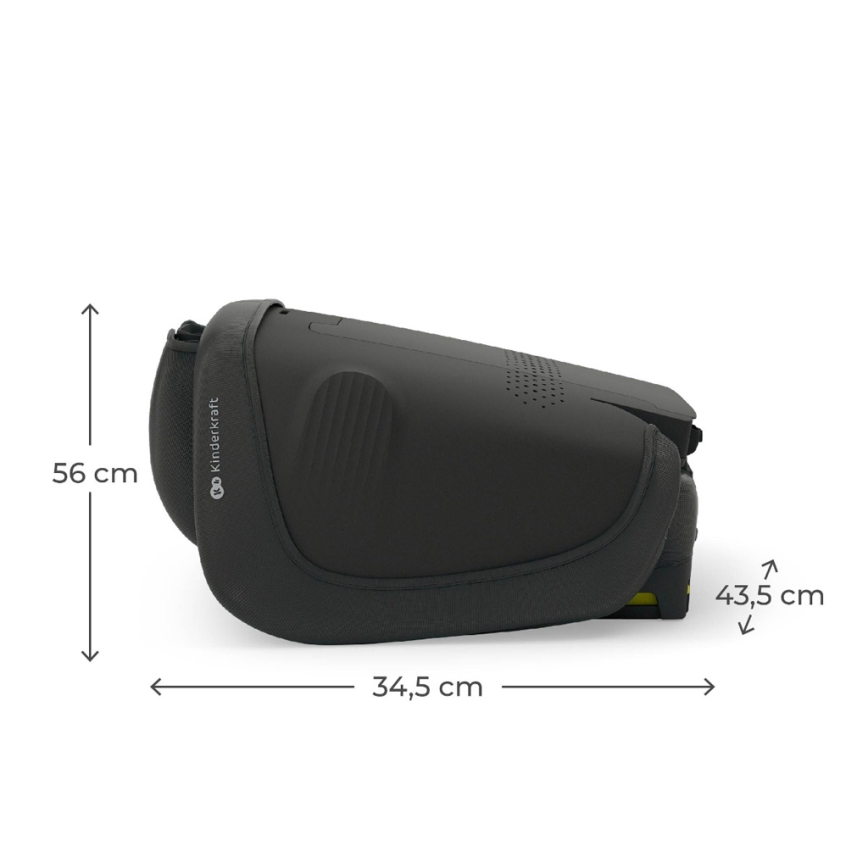 KINDERKRAFT - Siège auto pliable UNITY 2 i-Size 100-150 cm noir