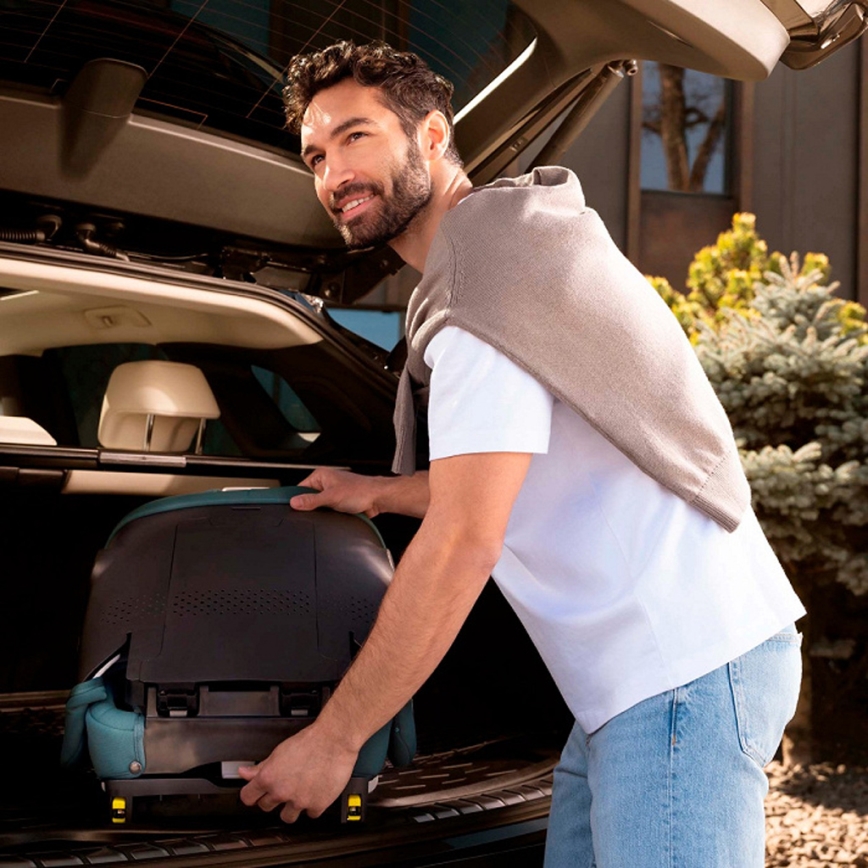 KINDERKRAFT - Siège-auto pliable UNITY 2 i-Size 100–150 cm turquoise