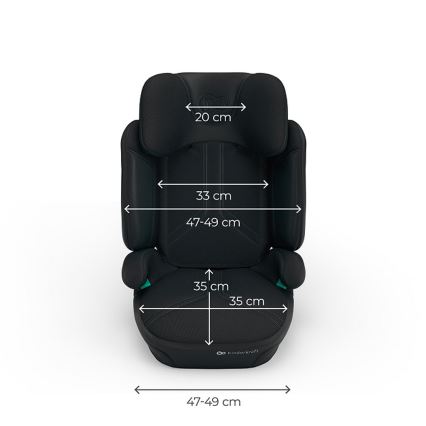 KINDERKRAFT - Siège-auto pliable XPAND 2 PRO 100-150 cm noir