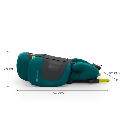 KINDERKRAFT - Siège auto pliable XPAND 2 PRO 100-150 cm turquoise
