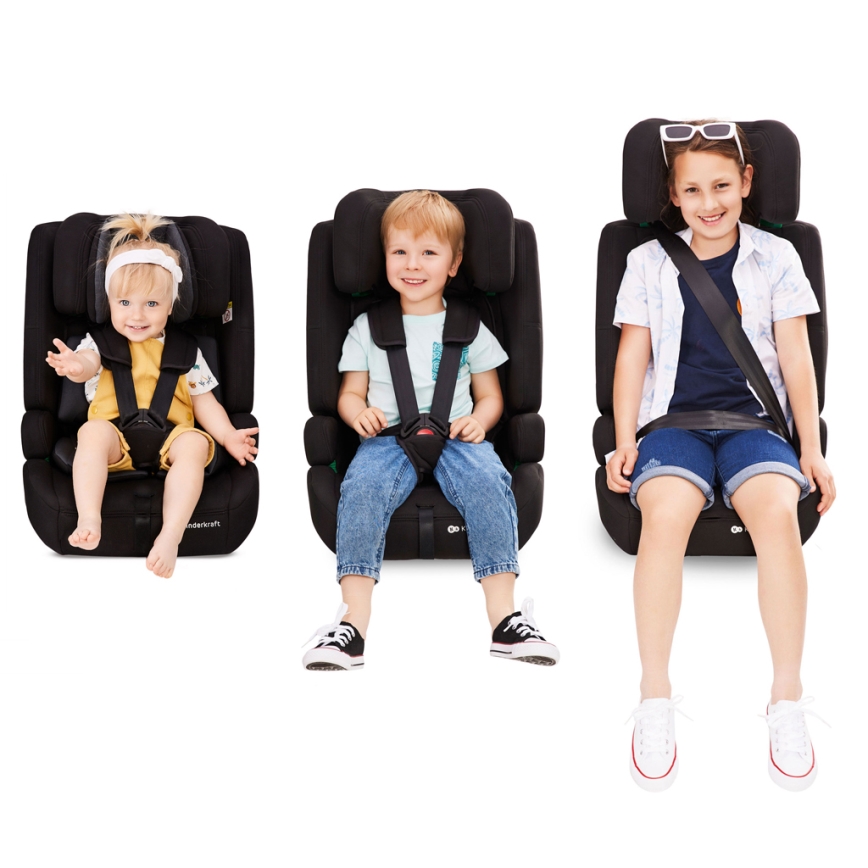 KINDERKRAFT - Siège auto SAFETY FIX 2 i-Taille (76-150 cm) noir