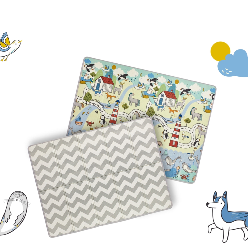 KINDERKRAFT - Tapis de jeu MATTY 2 pour enfants