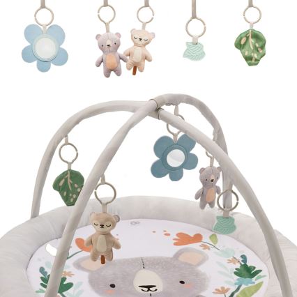 KINDERKRAFT - Tapis de jeu pour enfant COZYPLAY gris