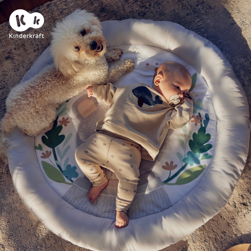 KINDERKRAFT - Tappeto gioco COZYPLAY per bambini, grigio