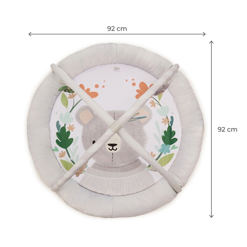 KINDERKRAFT - Tappeto gioco COZYPLAY per bambini, grigio