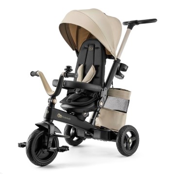 KINDERKRAFT - Triciclo per bambini 5 in 1 EASYTWIST beige