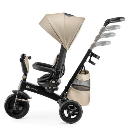 KINDERKRAFT - Triciclo per bambini 5 in 1 EASYTWIST beige