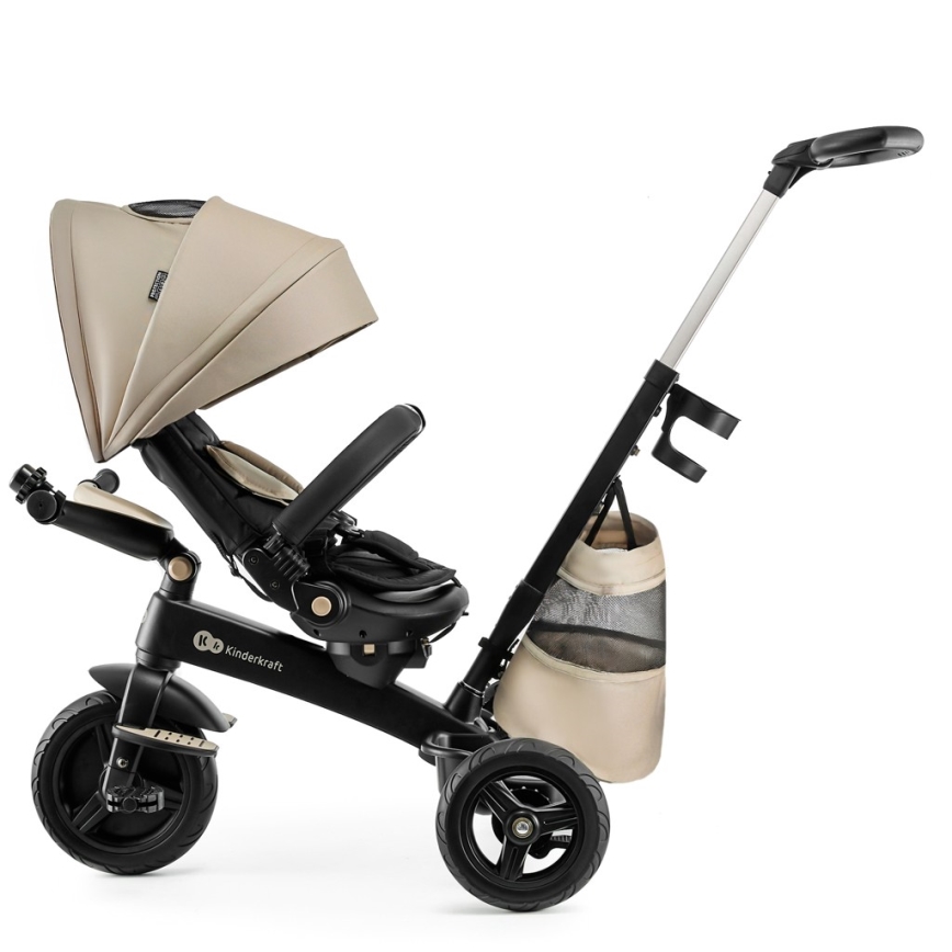 KINDERKRAFT - Triciclo per bambini 5 in 1 EASYTWIST beige