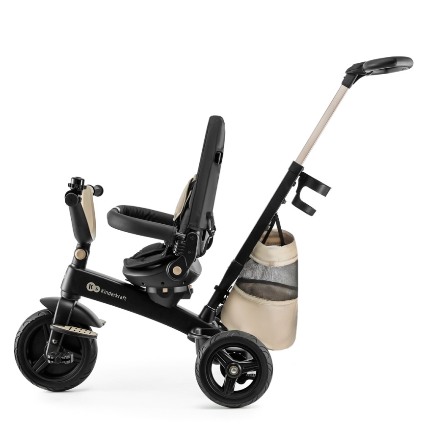 KINDERKRAFT - Triciclo per bambini 5 in 1 EASYTWIST beige