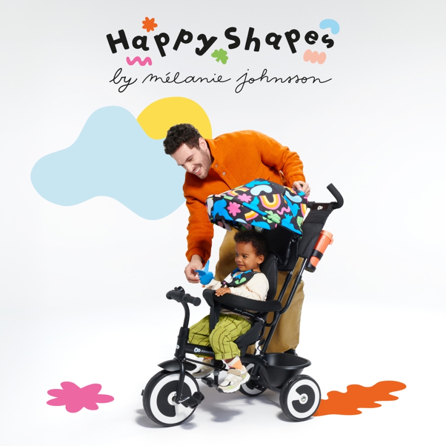 KINDERKRAFT - Triciclo per bambini ASTON Happy shapes