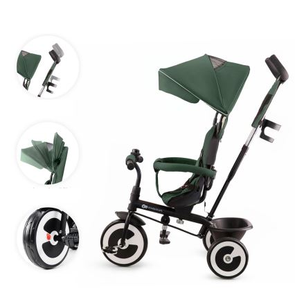 KINDERKRAFT - Triciclo per bambini ASTON Mystic verde