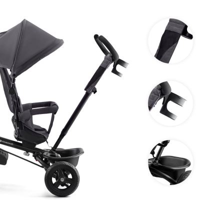 KINDERKRAFT - Tricycle enfant AVEO gris