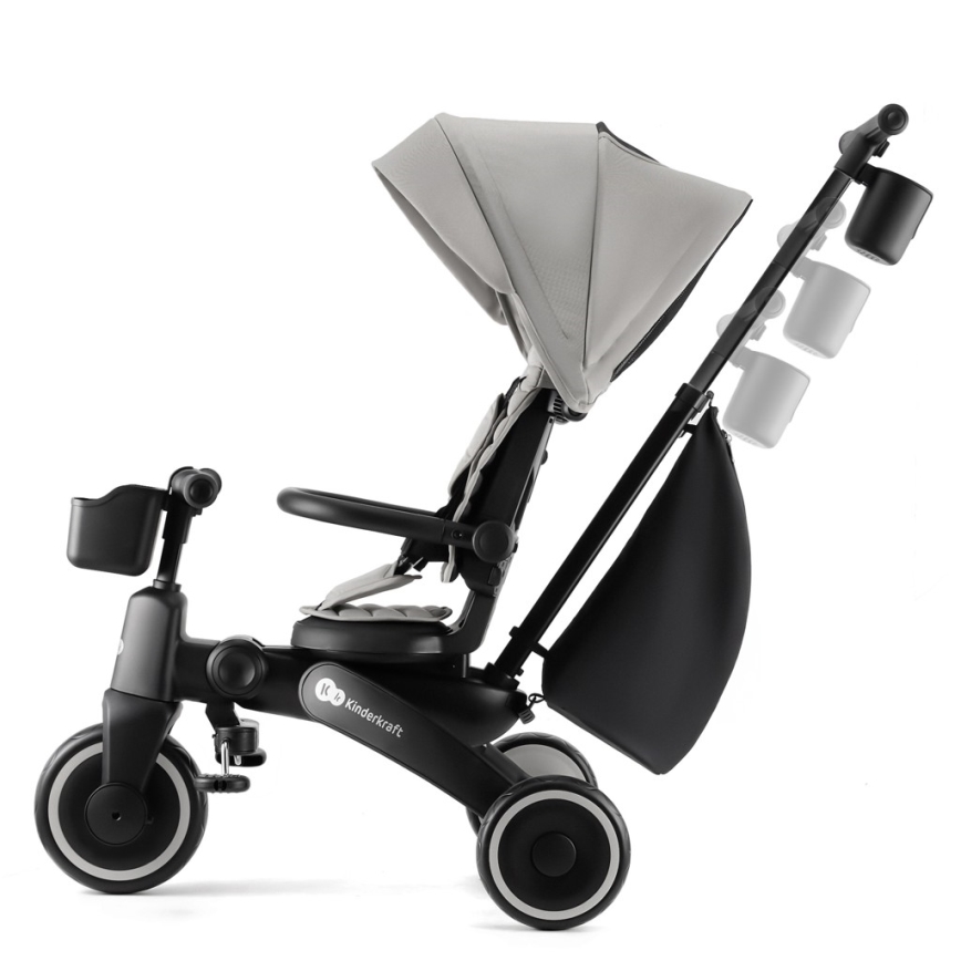 KINDERKRAFT - Tricycle pour enfant JAZZ 2 gris