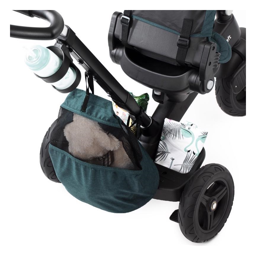 KINDERKRAFT - Tricycle pour enfants 5v1 EASYTWIST vert/noir