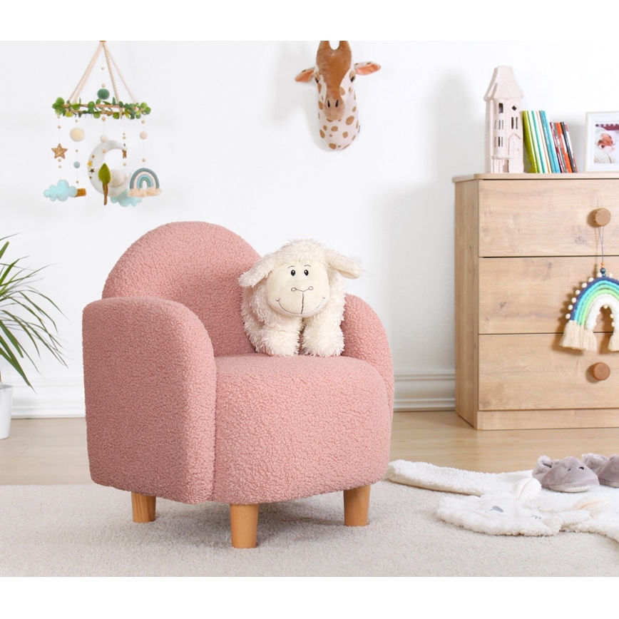Kindersessel DORY hellrosa