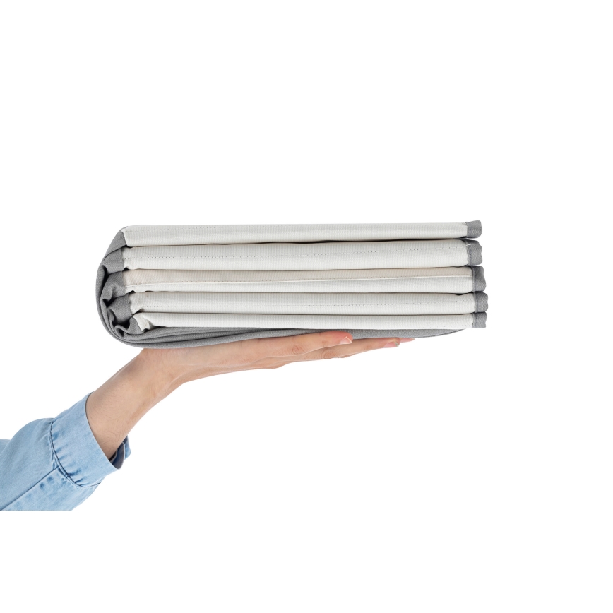 Kinder-Trockenpool mit Bällen, Ø 80 cm, weiß/grau