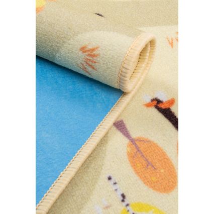 Kinderteppich STELLA STREETS 80x100 cm beige/Stadt