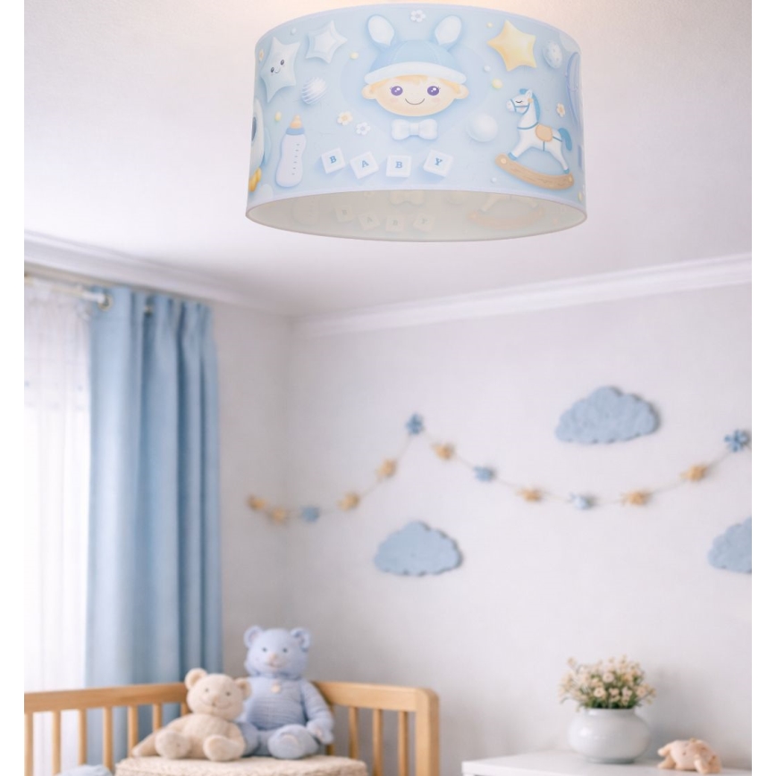Kinderzimmer-Deckenleuchte KIDS ROOM 1xE27/60W/230V Ø 40 cm Kosmonaut