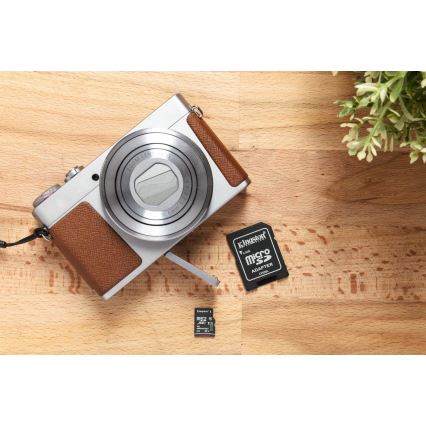 Kingston - MicroSDXC 64GB Canvas Select Plus U1 100MB/s + adattatore SD
