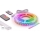 Kit 1x ruban LED RGBW dimmable NEO LITE MUSIC 24W/230V 5 m IP65 Wi‑Fi Tuya + 5x profil encastré 1 m argenté/blanc + télécommande