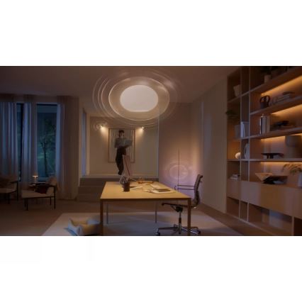 Set base Philips Hue WHITE AND COLOR AMBIANCE 3xGU10/4,2W 2000-6500K + dispositivo di collegamento