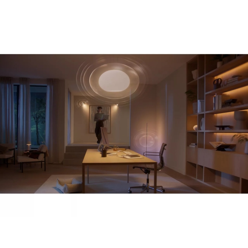 Set base Philips Hue WHITE AND COLOR AMBIANCE 3xGU10/4,2W 2000-6500K + dispositivo di collegamento