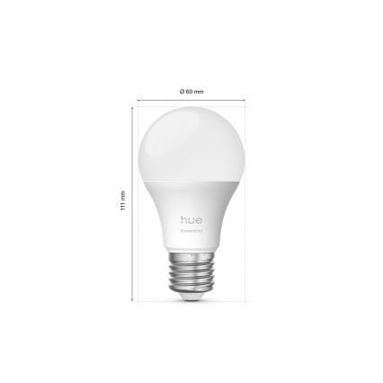 Kit de démarrage Philips Hue White And Color Ambiance Essential 2xE27/8W/230V 2200-6500K + Hue Bridge