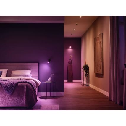 Kit base Philips Hue WHITE AND COLOR AMBIANCE 3xGU10/4,2W/230V 2200-6500K + Hue bridge