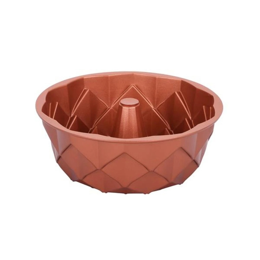 KITCHISIMO Gugelhupfform 24 cm Diamant/Kupfer