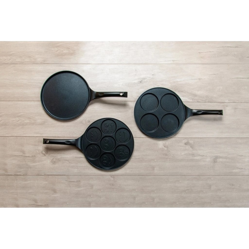 KITCHISIMO Pfannkuchenpfanne 26 cm, schwarz