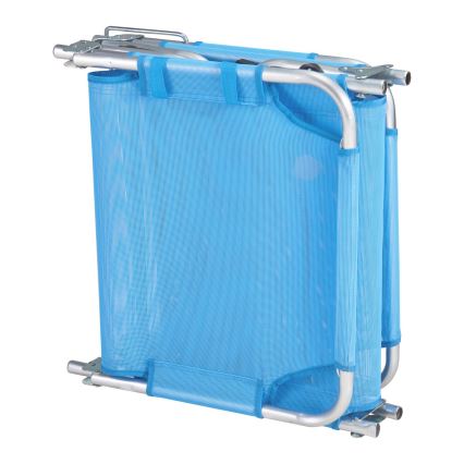 Klappbare, verstellbare Sonnenliege SUNO 56 x 190 cm, blau