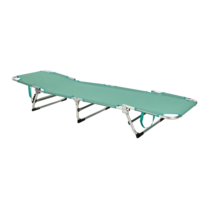 Klappbare, verstellbare Sonnenliege SUNO 56x190 cm, türkis